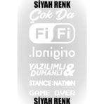 Ne Verelim Size Oto Arka Cam Özel Sticker Model 36 Siyah 20*35 Cm