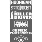 Ne Verelim Size Oto Arka Cam Özel Sticker Model 52 Beyaz 40*20 Cm