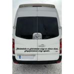 Ne Verelim Size Oto Cam Yazı Sözleri Ticari-Servis-Dolmuş-Panelvan Uzun Özel Sticker Model 22