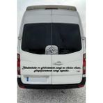Ne Verelim Size Oto Cam Yazı Sözleri Ticari-Servis-Dolmuş-Panelvan Uzun Sticker Model 22 - Standart - Siyah