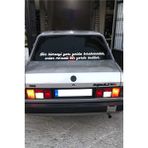 Ne Verelim Size Oto Cam Yazı Sözleri Ticari-Servis-Dolmuş-Panelvan Uzun Sticker Model 39 - Standart - Siyah