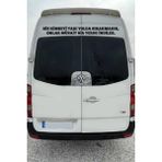 Ne Verelim Size Oto Cam Yazı Sözleri Ticari-Servis-Dolmuş-Panelvan Uzun Sticker Model 41 - Standart - Siyah