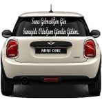 Ne Verelim Size Oto Cam Yazı Sözleri Ticari-Servis-Dolmuş-Panelvan Uzun Sticker Model 52 - Standart - Siyah
