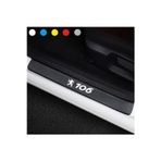 Ne Verelim Size Peugeot 106 İçin Özel Uyumlu Aksesuar Oto Kapı Eşiği Özel Sticker Karbon 4 Adet