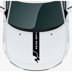 Ne Verelim Size Range Rover İçin Uyumlu Aksesuar Oto Kaput Şerit Sticker - Standart - Siyah