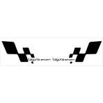 Ne Verelim Size Renault Laguna İçin Özel Uyumlu Aksesuar Sport Bayraklı Özel Sticker Set 2 Adet