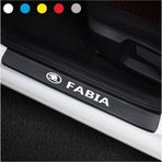 Ne Verelim Size Skoda Fabia İçin Özel Uyumlu Aksesuar Oto Kapı Eşiği Özel Sticker Karbon 4 Adet
