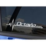Ne Verelim Size Skoda Octavia İçin Özel Uyumlu Aksesuar Yan Cam Özel Sticker Oto Kapı