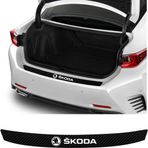 Ne Verelim Size Skoda Superb İçin Özel Uyumlu Aksesuar Oto Arka Tampon Bagaj Koruyucu Özel Sticker 92*7 Cm