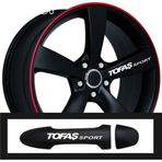 Ne Verelim Size Tofaş Şahin İçin Özel Uyumlu Aksesuar Oto Kapı Kolu/Jant Özel Sticker 10 Adet 10*1,5 Cm