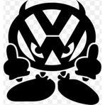 Ne Verelim Size Volkswagen İçin Özel Uyumlu Aksesuar Su Geçirmez Oto Özel Sticker Siyah 15*13 Cm