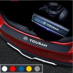 Ne Verelim Size Volkswagen Touran İçin Özel Uyumlu Aksesuar Oto Bagaj Ve Kapı Eşiği Özel Sticker Seti Karbon