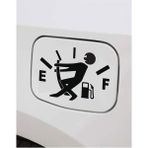 Ne Verelim Size Yakıt Göstergesi Depo Kapağı Sticker 15 cm - Standart - Siyah