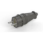 Nead Kauçuk Topraklı Erkek Fiş 4001 | 16A 220-230V | 2P+Topraklı | Sanayi Tipi Dayanıklı Fiş | Yerli Üretim