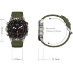nealdin gt45 – 1.6\" ıps, bluetooth arama, outdoor spor ve sağlık takipli akıllı saat (ıp67 su geçirmez) - Yeşil