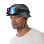Neamou Motosiklet Beyzbol Şapkası, Retro Motosiklet Şapkası, Pilot Şapka ve Gözlük Kostüm Aksesuarları Erkekler ve Kadınlar İçin Pilot Şapka