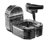 Neamou Vantuzlu Saç Kurutma Makinesi Tutucu, Eller Serbest Saç Kurutma Makinesi Tutacağı - Vantuzlu Tembel Saç Kurutma Makinesi Depolama Rafı - Banyo Dolabı için Saç Kurutma Makinesi Düzenleyici