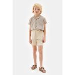 Nebbati Bg Store Erkek Çocuk Bej Şort 23ss2nb3143 - 14 Yaş