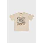 Nebbati BG Store Erkek Çocuk Bej T-Shirt