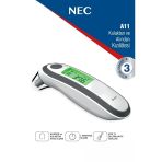 Nec A11 Geniş Ekranlı Kulaktan Ve Alından Dijital Temassız Ateş Ölçer