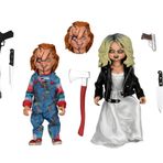 NECA Chucky ve Tiffany 2'li Set - 20 cm Kıyafetli Aksiyon Figürü