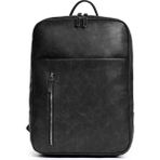 Necati Çanta Suni Deri Organizer Unisex Sırt ve El Çantası – 15,6\" Laptop Bölmeli - TEK EBAT - Siyah