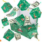Necdeol Sürpriz hediye kutusu, Merry Christmas DIY Explosion sürpriz kutusu, hediye torbası ile Pop Up Mystery Box, Pop-Up sürpriz kutusu, hediye kutusu, ebeveynler, sevgililer ve arkadaşlar için sürpriz kutu