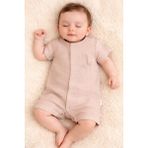 Necix's Erkek Bebek Yazlık Müslin Tulum 0- 6 Ay 5513 5514 - Bej - 0 - 3 Ay
