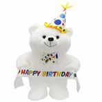 Neco 45 cm Peluş Papyonlu Happy Birthday Ayı