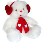 Neco Plush Kalp Kulaklıklı Cici Ayı 60 cm Peluş Oyuncak