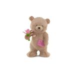 Neco Plush Sevgiliye Hediye Fluffy Çiçekli Ayı