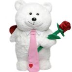 Neco Toys Kravatlı Ayakta Tombul Ayı 50 cm Oyuncak