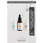NECY GLOW LEKE KARŞITI (C VİTAMİNİ)-YAŞLANMA KARŞITI(COLLAGEN)- HYALURONİK SERUM(NEMLENDİRİCİ) 3 LÜ SET