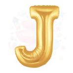 Nedi 40 Harf Altın J Balon Folyo