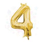 Nedi 40 Rakam Altın 4 Balon Folyo
