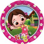 Nedi 53843 Niloya Lisanslı 8'li 23 cm Karton Tabak