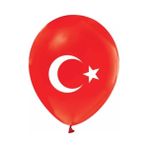 Nedi Balon Ay Yıldız Baskılı 12" 16LI - Renkli
