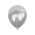 Nedi Balon Metalik Gümüş 12" 20LI - Renkli