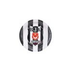 Nedi BJK1619 Beşiktaş Lisanslı 8'li 23 cm Karton Tabak