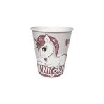 Nedi Lisanslı 8'li Rainbow Unicorn 2005101 Karton Bardak