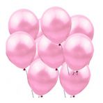 Nedi Party Marty Metalik Balon Pembe 100Lü