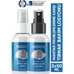 Nedox 50 ml El, Ayak, Tırnak ve Mantarlar İçin Beyaz Bakım Sprey ve Losyon Seti