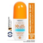 NEDOX Leke Karşıtı Güneş Kremi: Spf 50 Faktör Ile Yüksek Korumalı Nemlendirici Tüm Ciltler Için (100 ML)