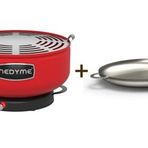 NEDYME DUMANSIZ KÖMÜRLÜ MANGAL + NEDYME SAC TAVA (Red)