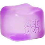 Nee Doh Squish Stres Küpü Nice Cube 6 x 6 cm 3 Asorti Mavi-Mor-Pembe Renkli Eğlenceli Oyun Hamuru ile Stres Azaltıcı