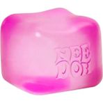 Nee Doh Squish Stres Küpü Nice Cube 6x6 cm 3 Asorti Mavi-Mor-Pembe Yumuşak Dokulu Eğitici Oyun - Kırmızı