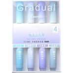 Need Gradual Mavi Soft Renkler 4lü Fosforlu Kalem Seti - Çok Renkli - Standart