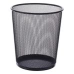 Need ND-1030 Tam Delikli Metal Fileli Siyah Çöp Kovası