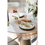 NEEDLE Beige Keten Runner Güpürlü (120x50)
