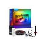 neeko Glow T1 TV Ambiyans Şerit LED | Sese Duyarlı, Kumanda ve Telefon Kontrollü 60 - 65 INCH